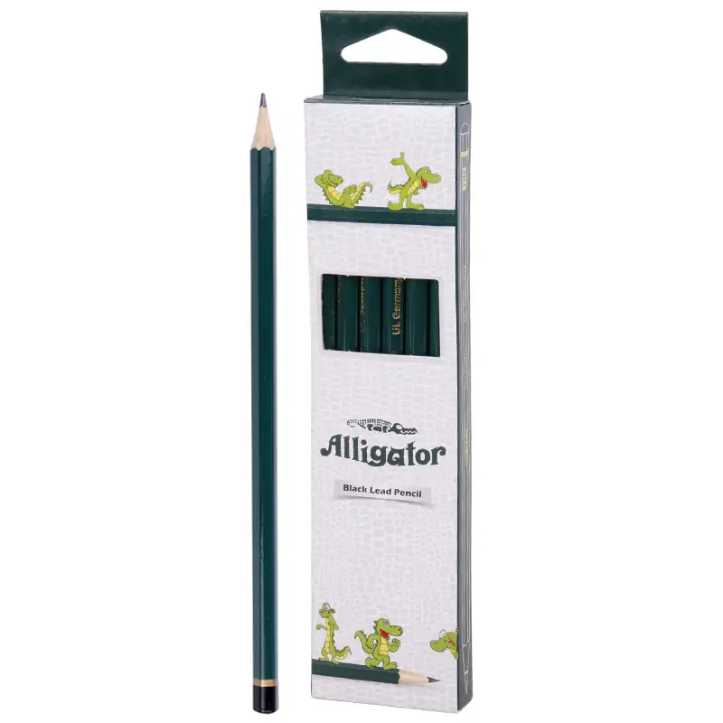 picture مداد مشکی الیگیتور Alligator No.50000003 بسته ۱۲ عددی