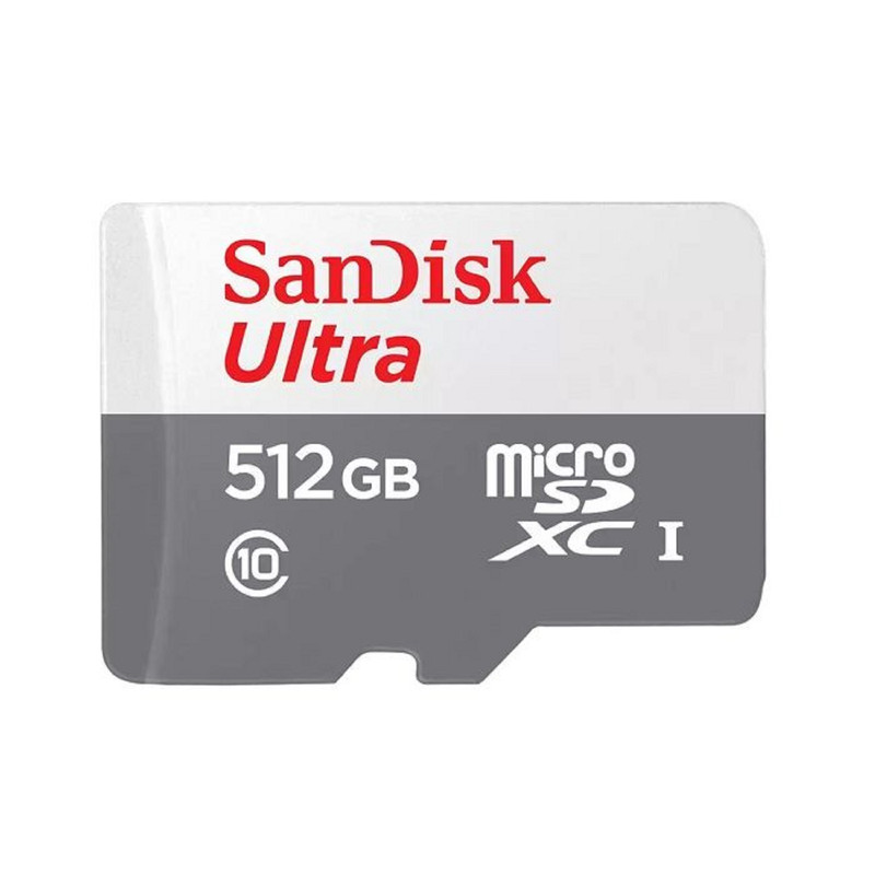 picture کارت حافظه microSDXC سن دیسک مدل Ultra کلاس 10 استاندارد UHS-I U1 سرعت 100MBps ظرفیت 512 گیگابایت