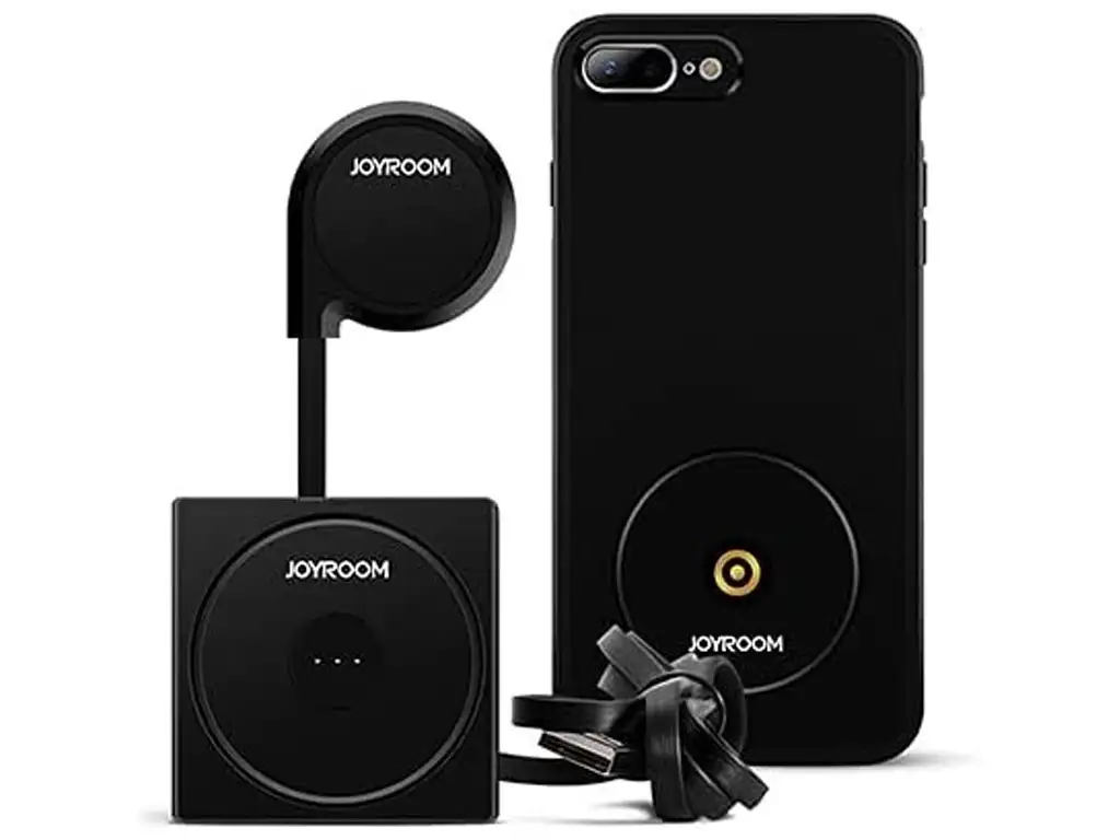 picture شارژر بی سیم آیفون 7 پلاس دو کاره 2 آمپر جویروم JoeyRoom Wireless Charger JR-ZS141