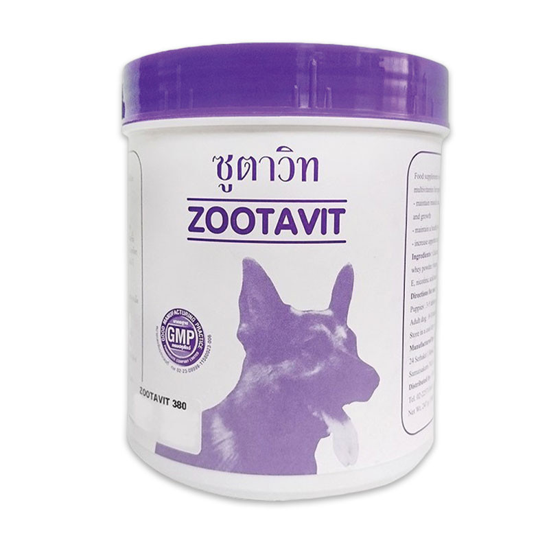 picture مکمل سگ زوتاویت مدل Zooravit بسته 380 عددی وزن 250 گرم